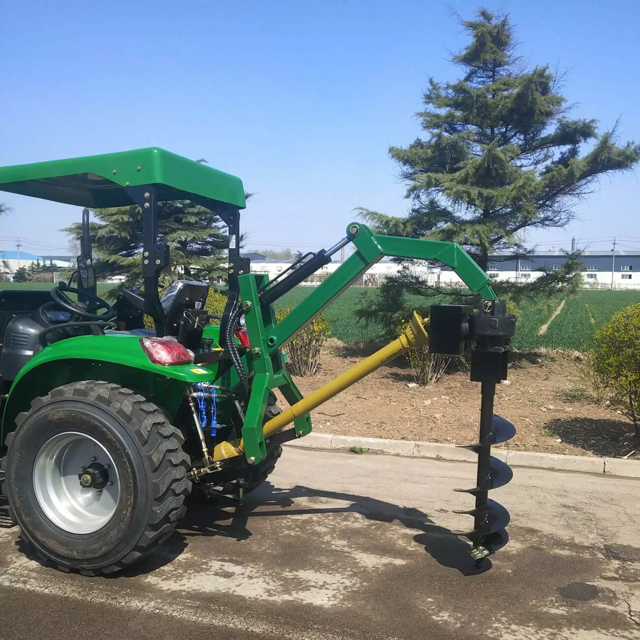 Front auger shop for tractor